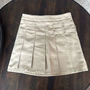 School Uniform Formal Tan French Toast Skirt